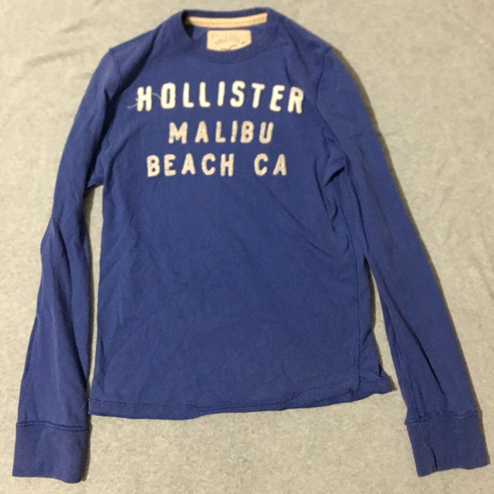 Men’s Small Blue Hollister Long Sleeve Shirt
